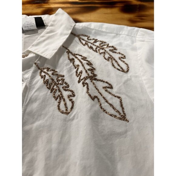 Vtg Rough Rider Circle T Women's Medium Western Shirt‎ Button Southwestern Aztec - Picture 8 of 13